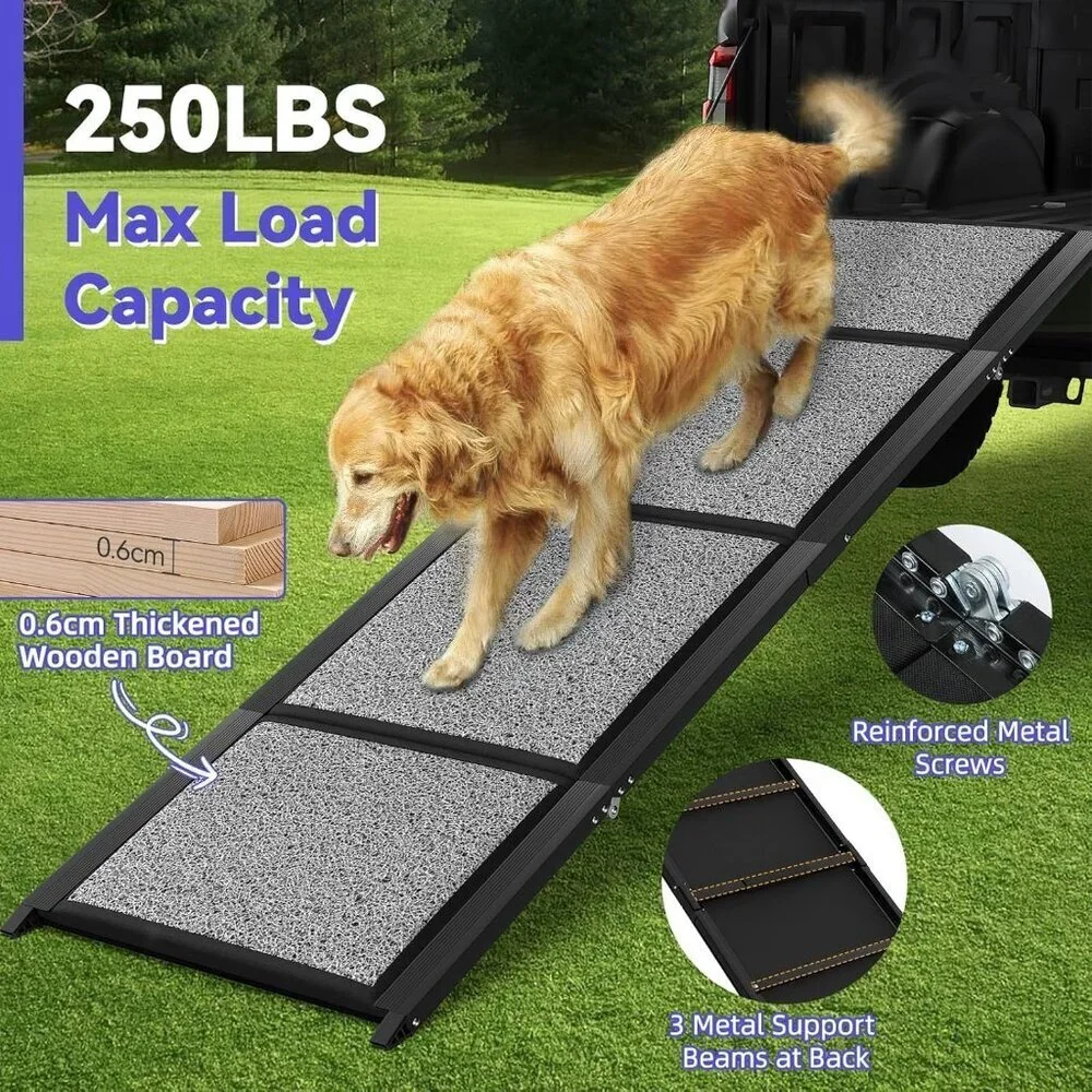 67''L & 20''W Portable Dog Ramp for Car